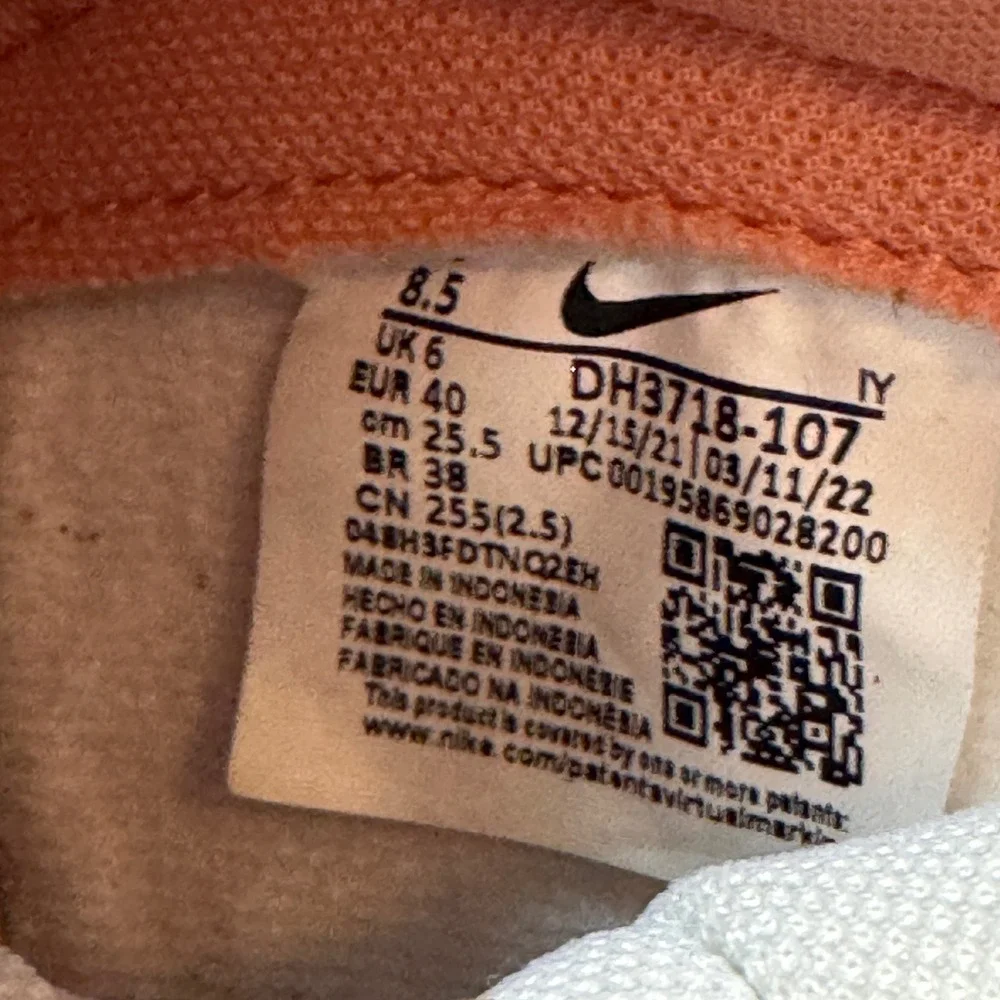 Nike Dunk High Up Sail/Crimson Bliss Women's Sneakers DH3718-107 Size 8.5‎